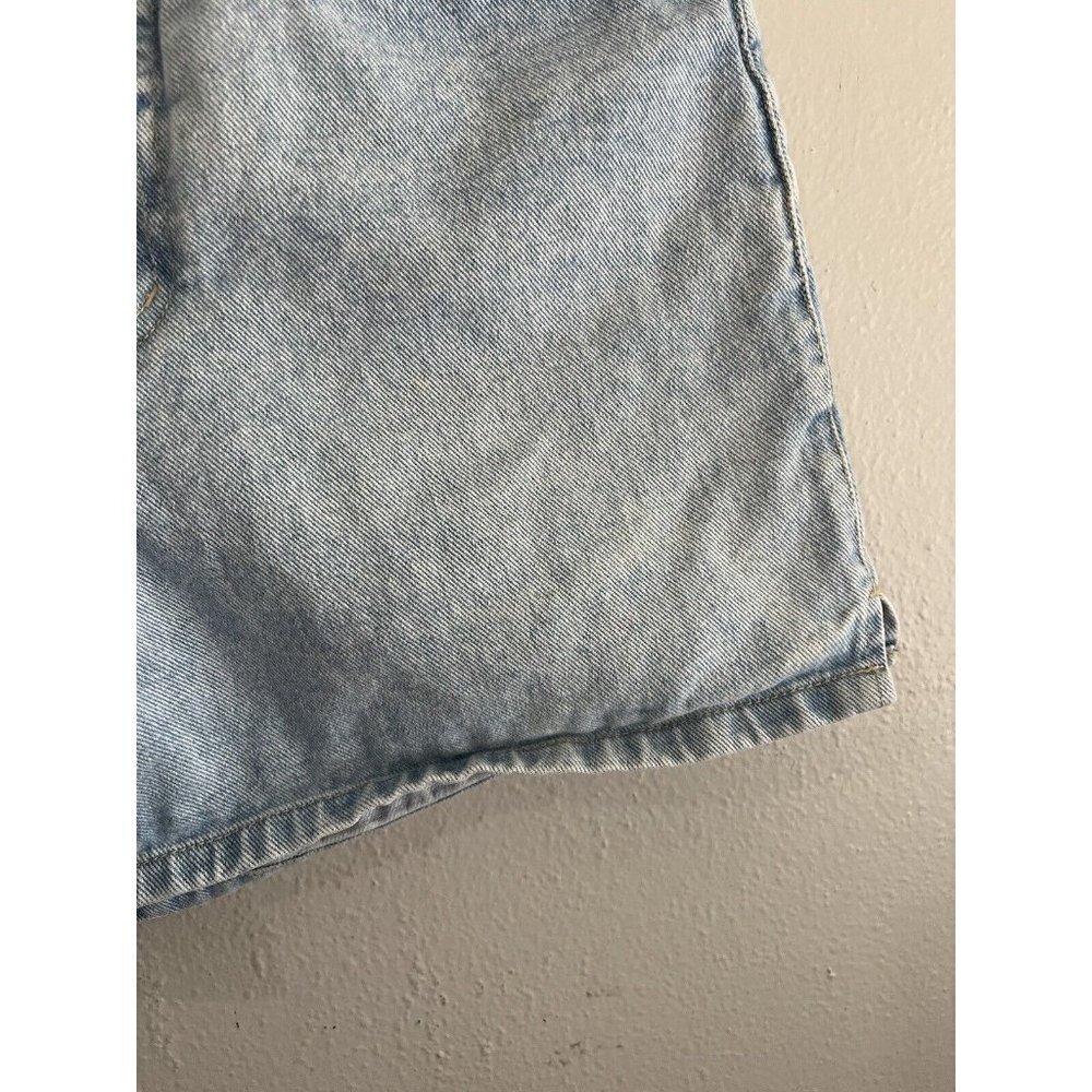 Halston Vintage High Waist Mom Denim Shorts Light Wash Size 6 - Picture 2 of 14